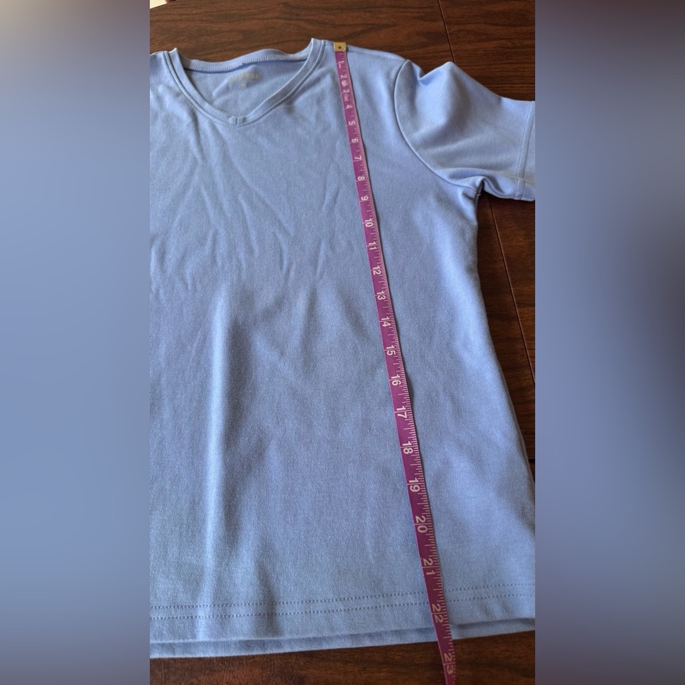 Lands’ End Women's Top Violet Classic V-Neck 100% Cotton XS - Picture 10 of 10